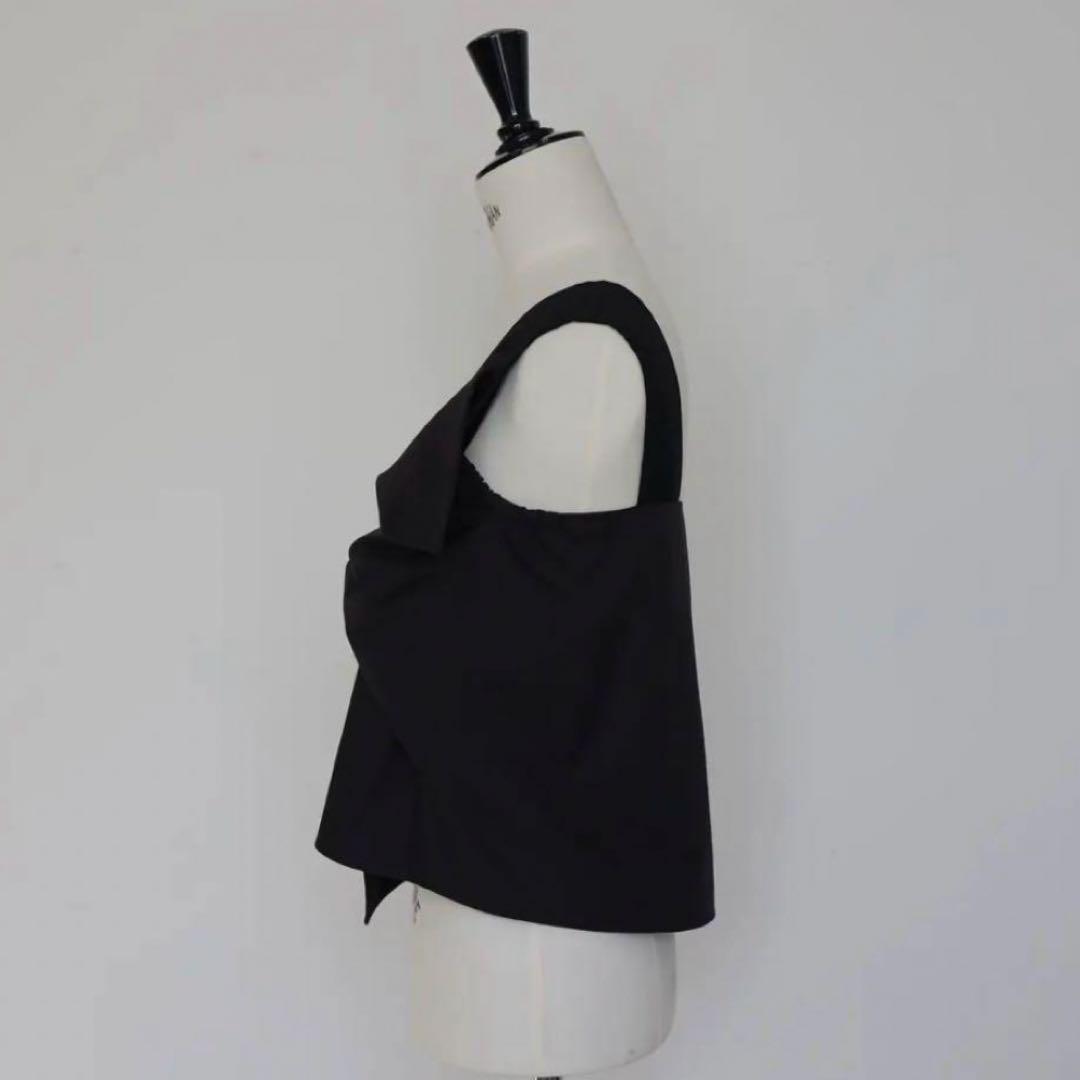 美品 gypsohila ジプソフィア クロワッサンビスチェ 黒 36
