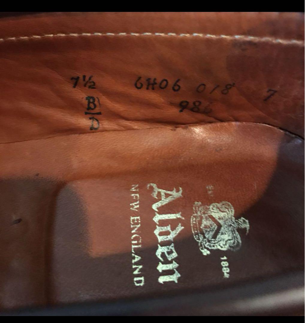 Alden 986 Color ＃8 Cordovan. 7 1/2D