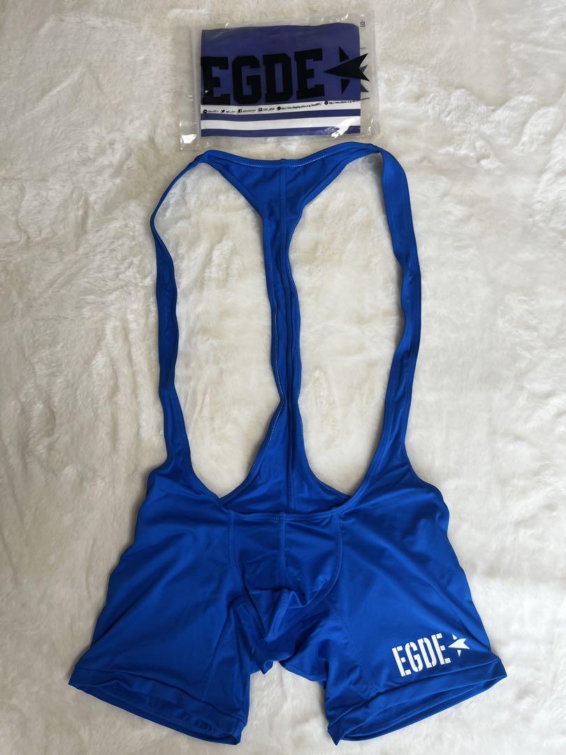 激レア‼️EGDE WRESTLING　S-Mサイズ ブルー シングレット★