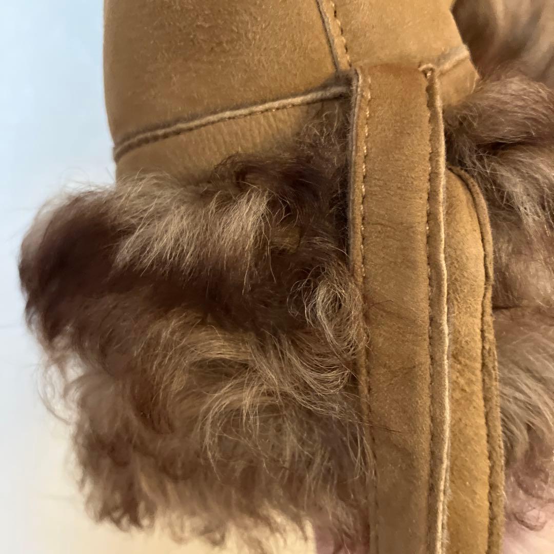 ハロッズ　ムートンファーコート　サイズ2