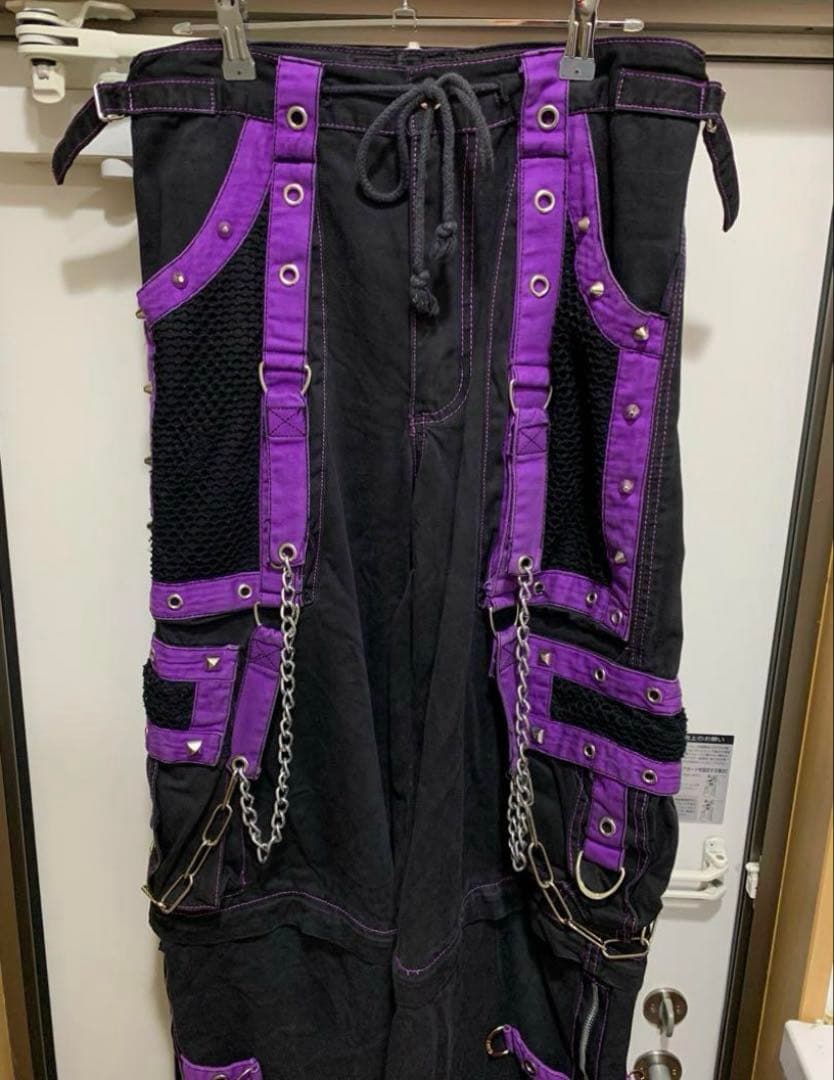 TRIPP NYC トリップニューヨークシティ ボンテージカーゴパンツ 紫 XS