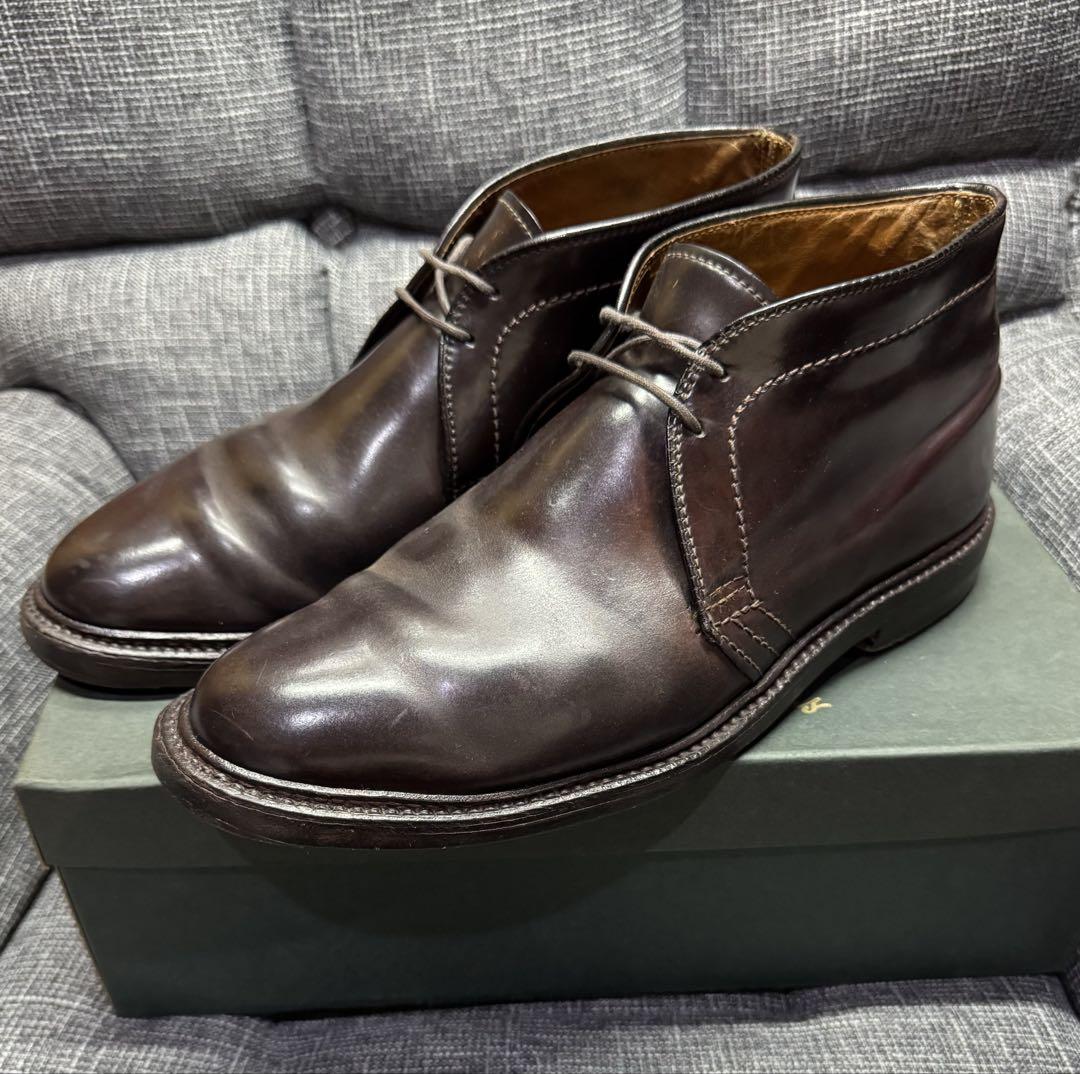 ALDEN 1339 シェルコードバン 8E バーガンディ チャカブーツ 革靴