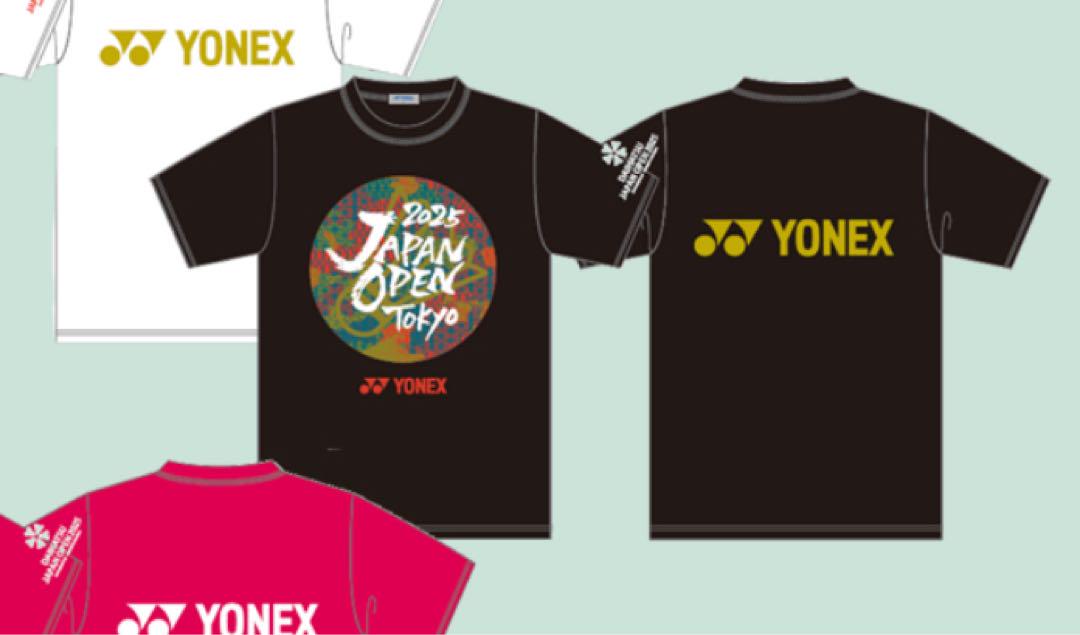 ヨネックス　2025 Tシャツ、キャップセット　サイズO YONEX ヨネックス イングランドオープン2025 大会記念限定T