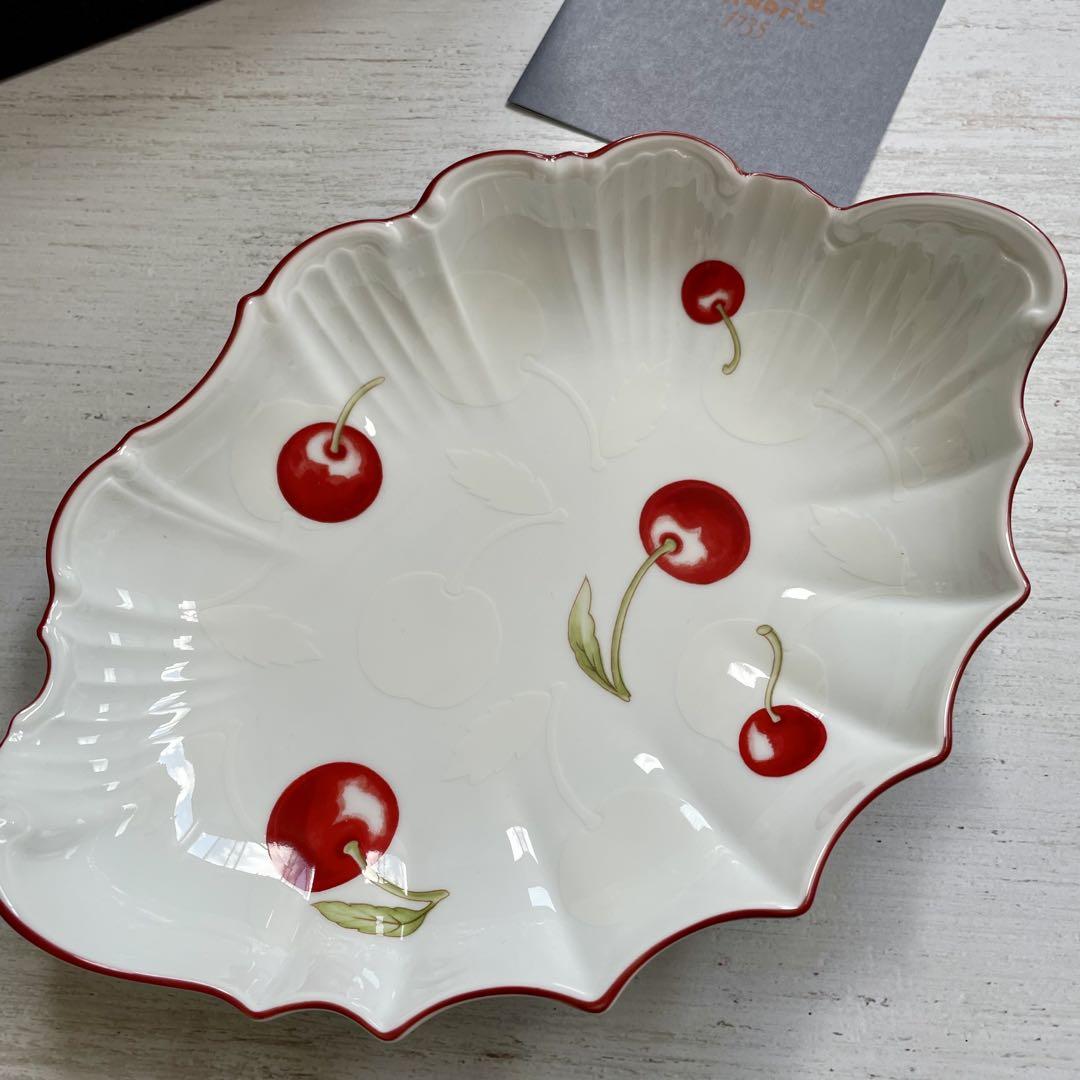 【希少】新品 箱あり＊リチャードジノリ アンティコチェリー シェルディッシュM