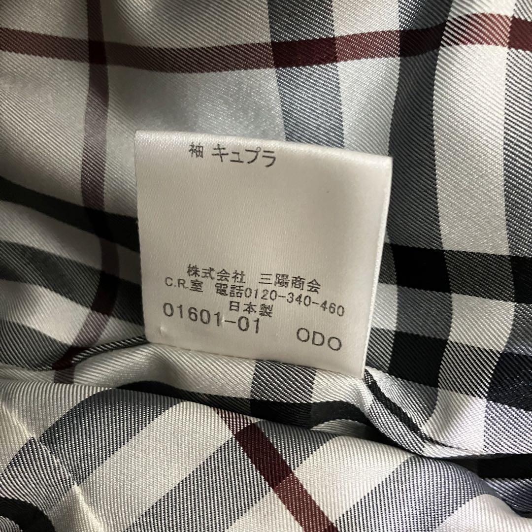 極美品 バーバリーブラックレーベル ライナー付き トレンチコート  ブラック L