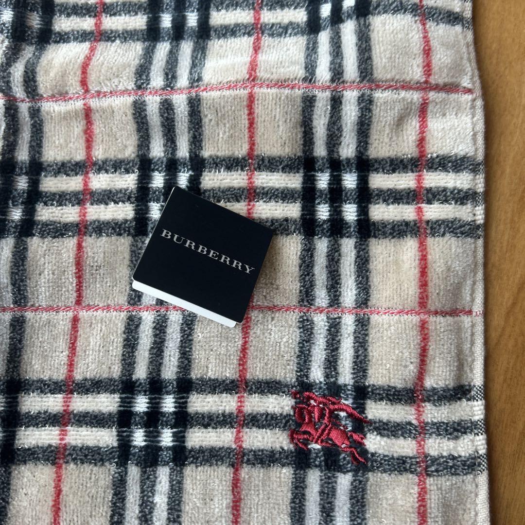 未使用】BURBERRYバーバリー タオルハンカチ - メルカリ