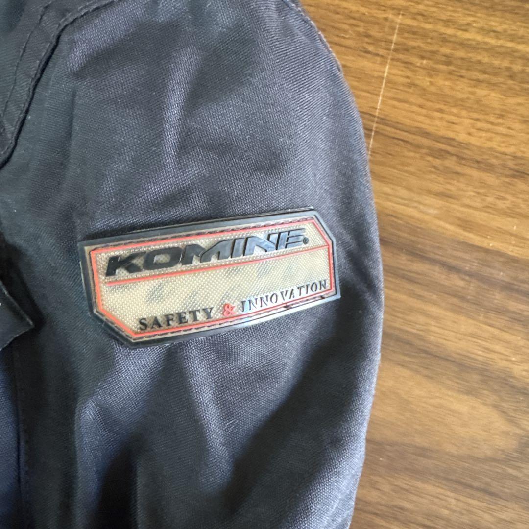 KOMINE コミネ　ブラック バイクジャケット CEプロテクター　送料込み