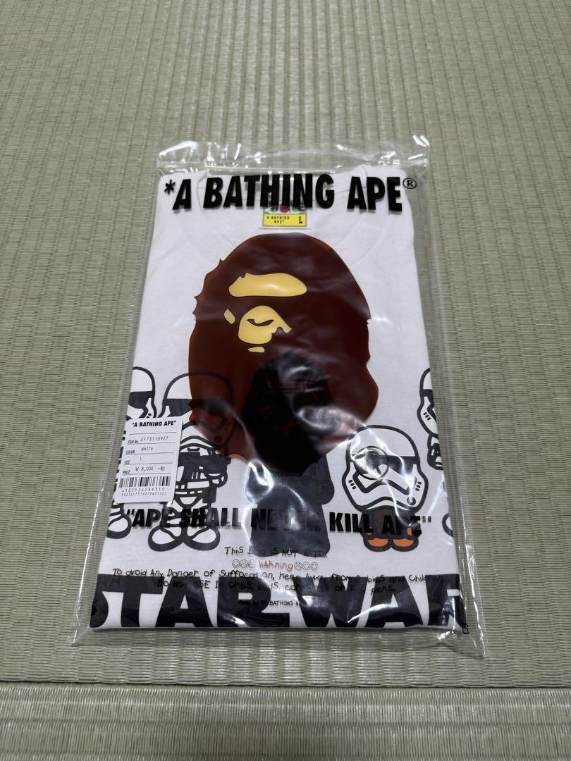 A BATHING APE スターウォーズ マイロTシャツ 白