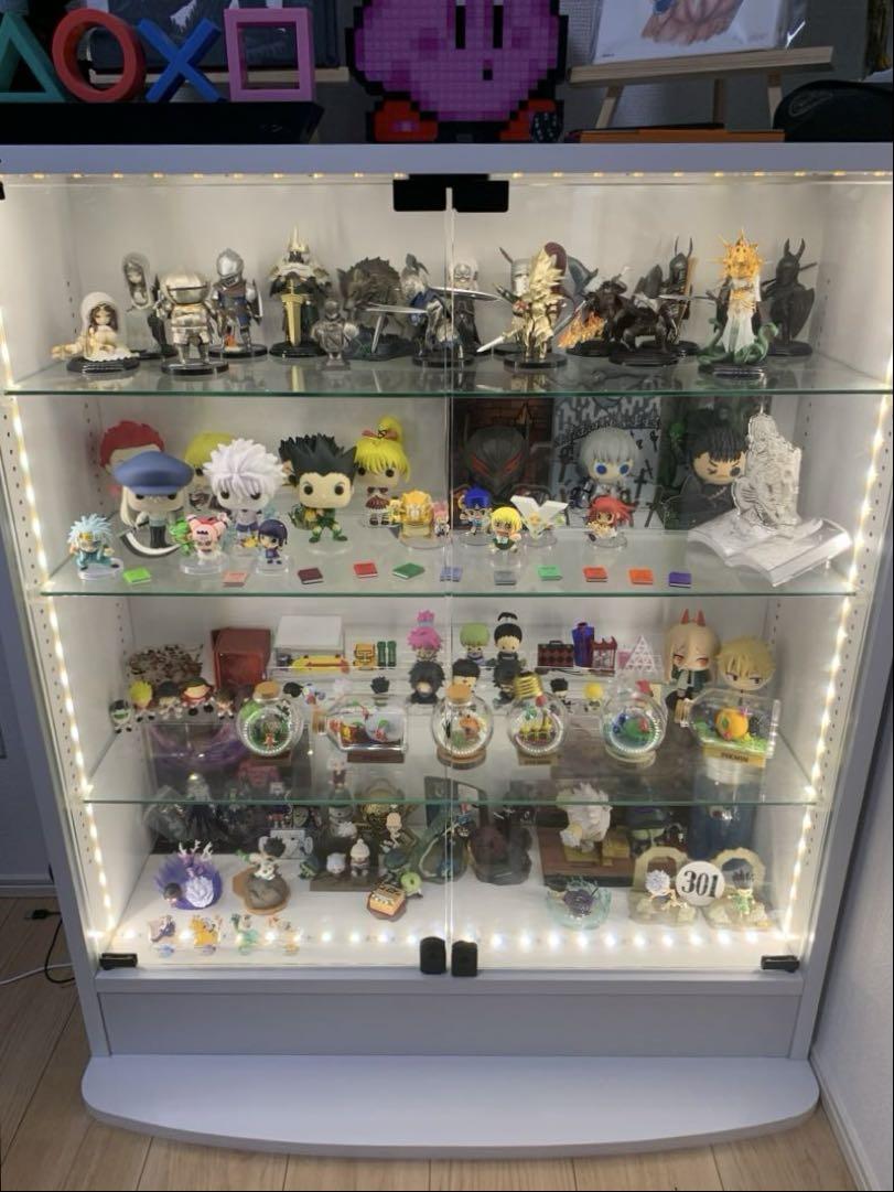 JAJAN ジャジャン　コレクションラック　LED付き