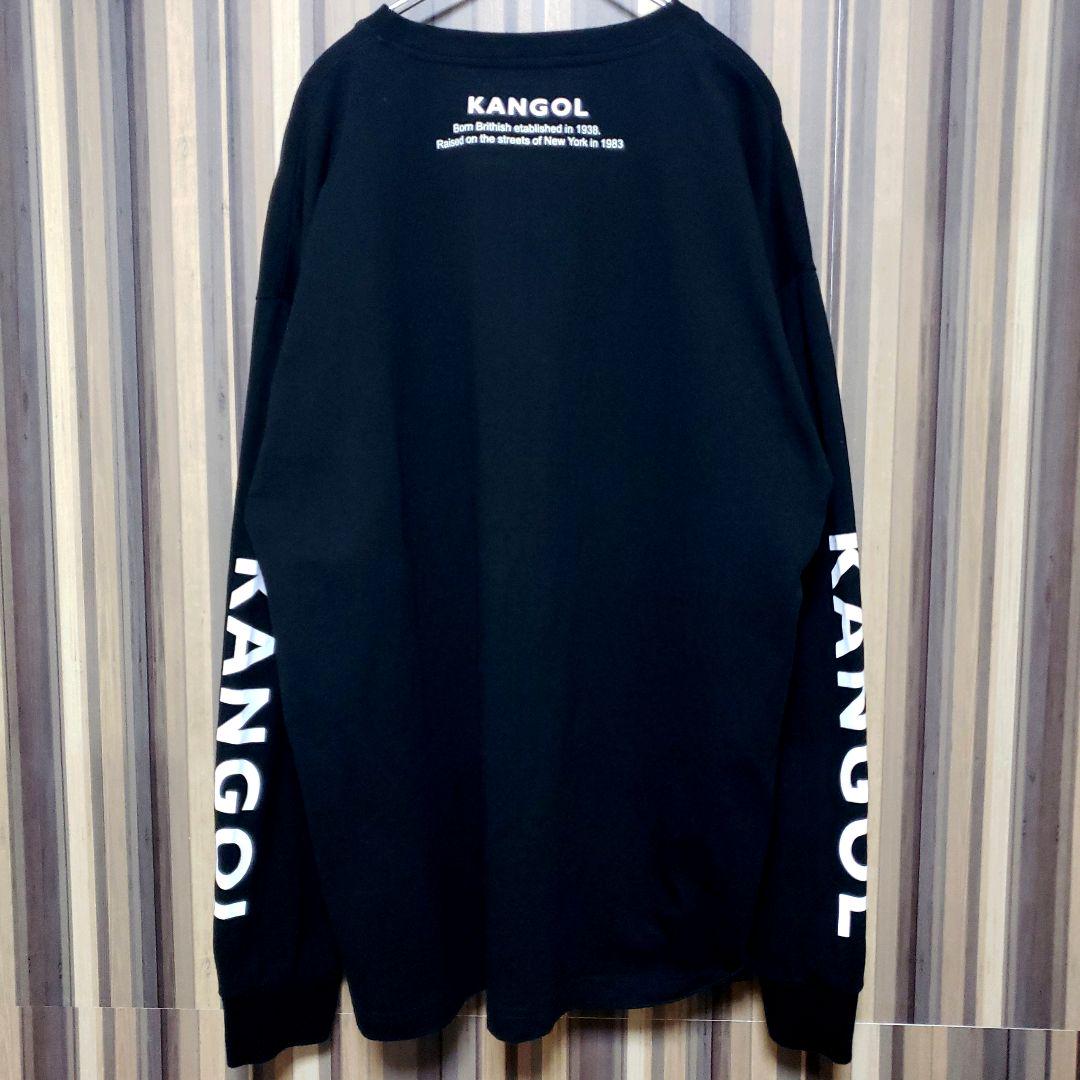 【一部予約販売中】 【KANGOL】カンゴール ワンポイント 刺繍ロゴ スリーブロゴ ロンT L 【一部予約販売中】 【KANGOL】カンゴール ワンポイント 刺繍ロゴ スリーブロゴ ロンT L