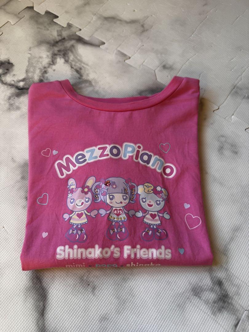 mezzo piano メゾピアノ しなこちゃんコラボTシャツ 大人サイズ