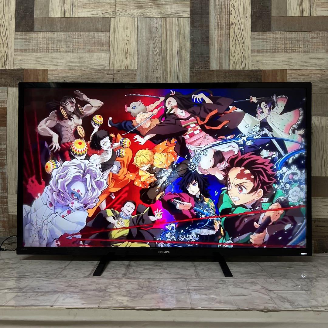即日受渡❣️全国送料込フィリップス4K 4画面出力43型モニター