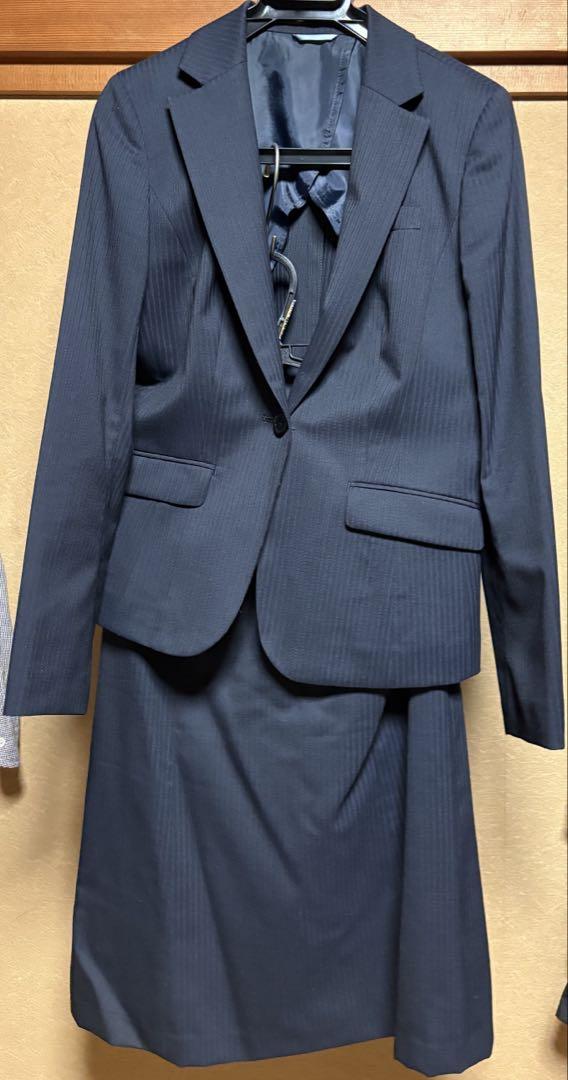 ANCHOR WOMAN 　ブラックスーツ　3点セット　7号サイズ