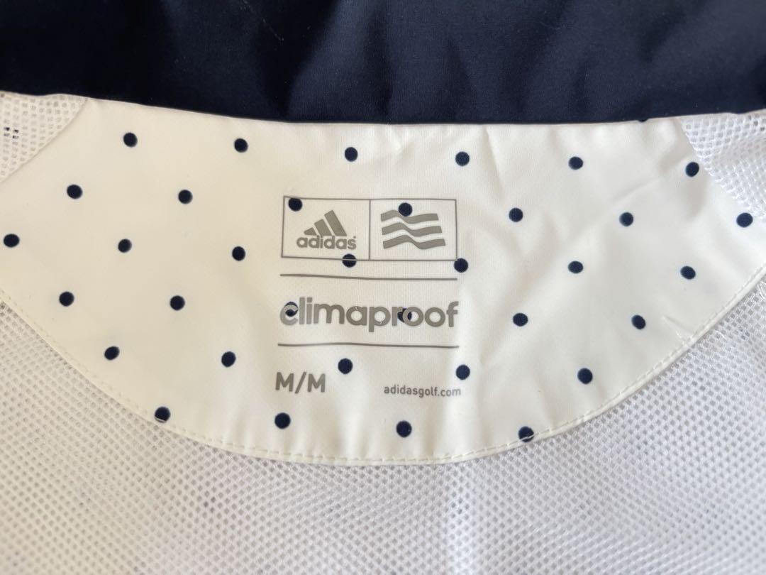 adidasgolf ドット柄 レインウェアセット Mサイズ 袋付き - メルカリ