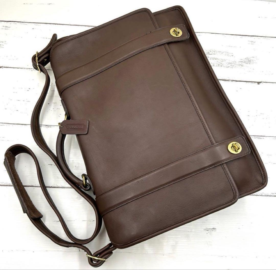 希少美品！ COACH オールドコーチ ブリーフケース ビジネスバッグ 2way