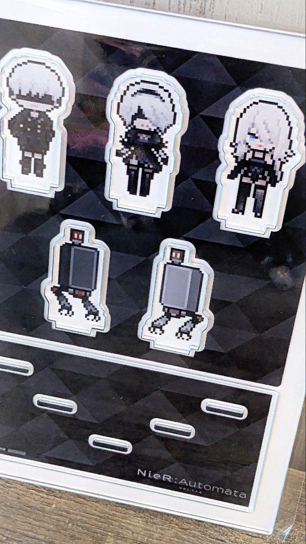 ニーアオートマタ ドット風描き起こしミニキャラジオラマ