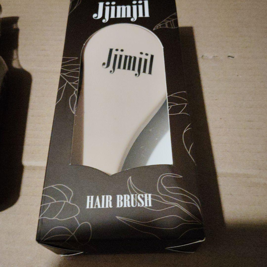 ジムジル Jjimjilシャンプー ブラシ付き ダークブラウン