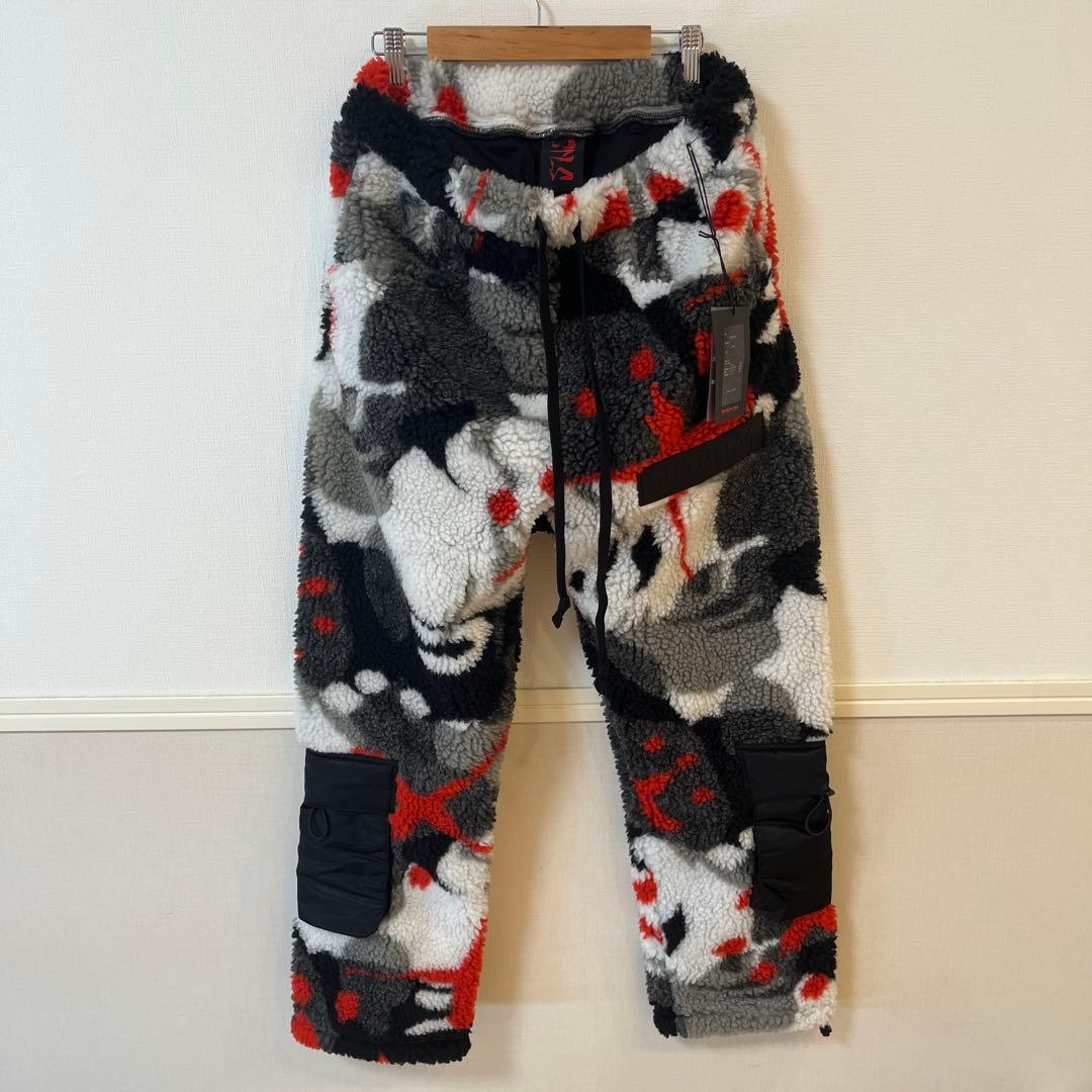 新品 CVTVLIST カタリスト カモ フリースパンツ サイズ2