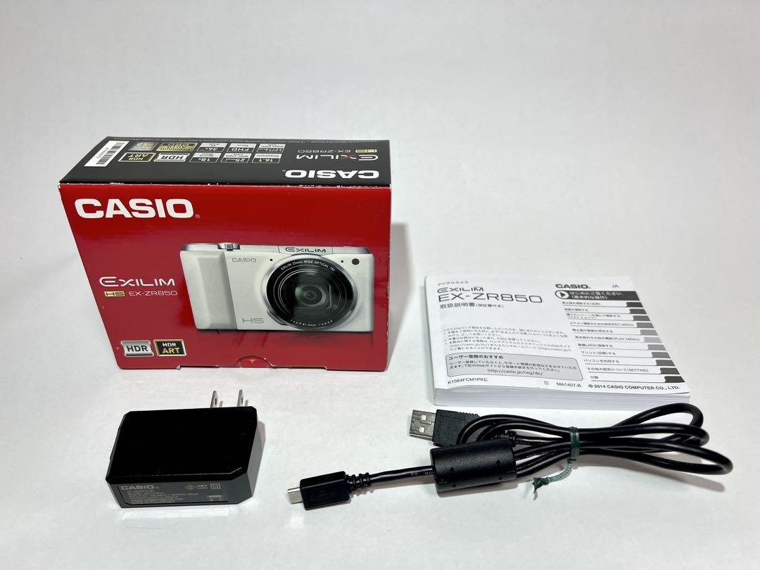 CASIO EX-ZR850 デジカメ 光学18倍ズーム 広角25mm 完動品