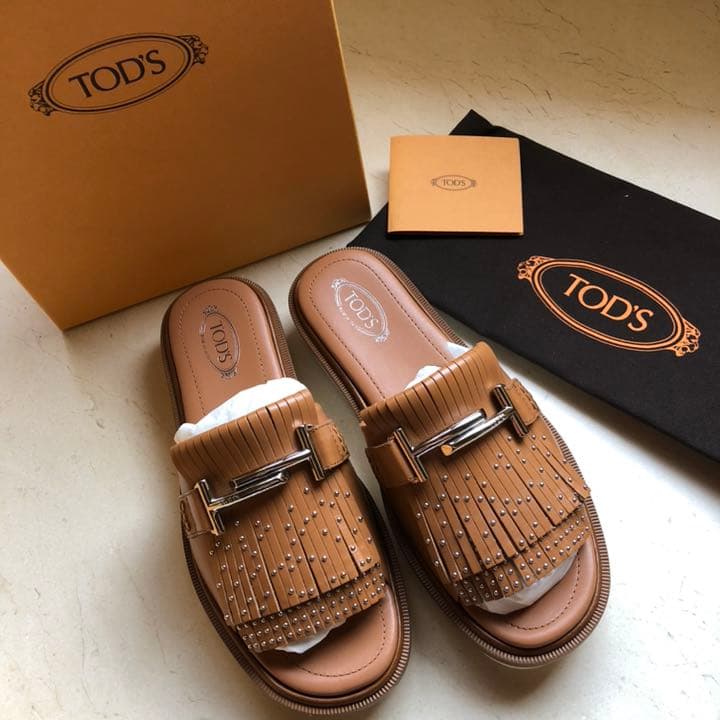 エルメス HERMES オアジス エトゥープ 36.5 極美品 エルメス HERMES