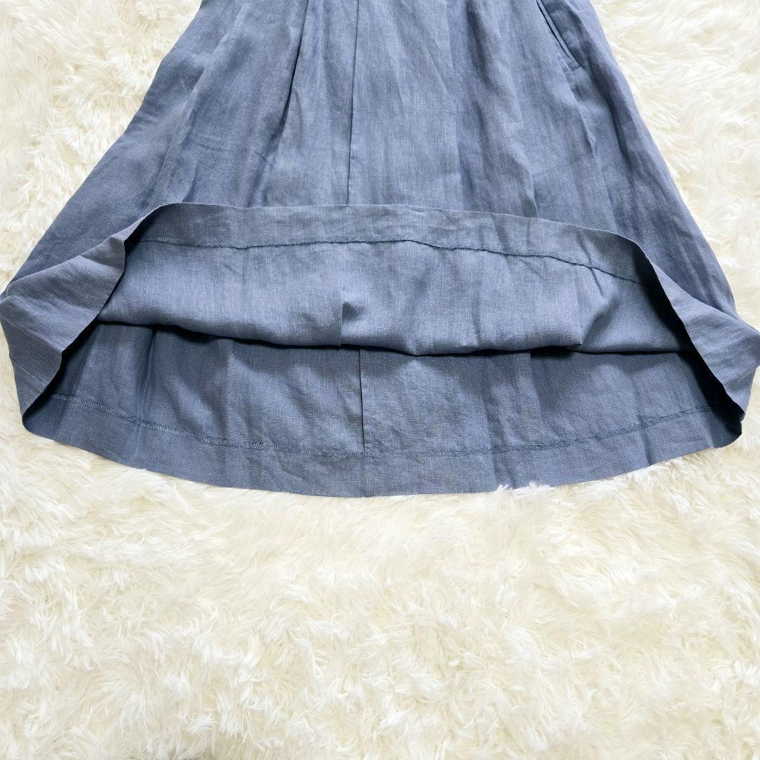 【未使用タグ付】マーガレットハウエル LIGHT LINEN スカート M