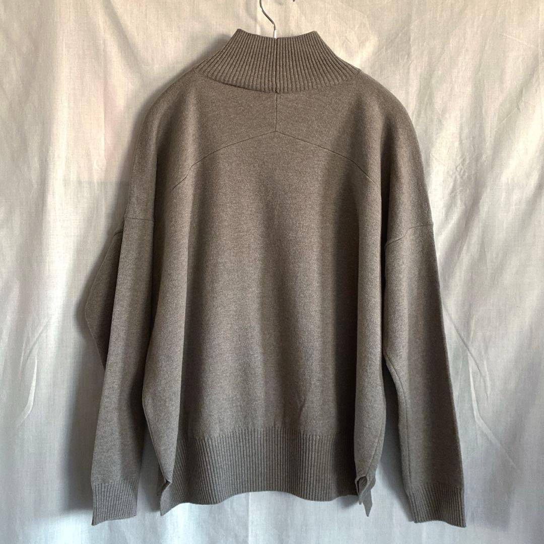 美品★evam eva★ウール タートルネック ニット プルオーバー 24AW 美品★evam eva★ウール タートルネック ニット プルオーバー 24AW