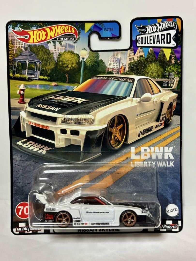 (2点セット) ホットウィール LB-ER34 スーパーシルエット スカイライン