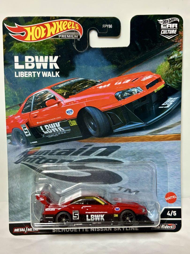 (2点セット) ホットウィール LB-ER34 スーパーシルエット スカイライン