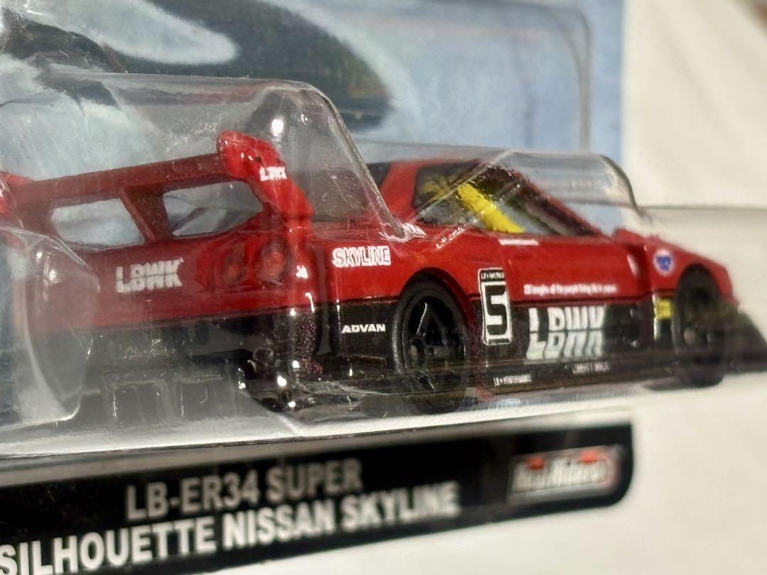 (2点セット) ホットウィール LB-ER34 スーパーシルエット スカイライン