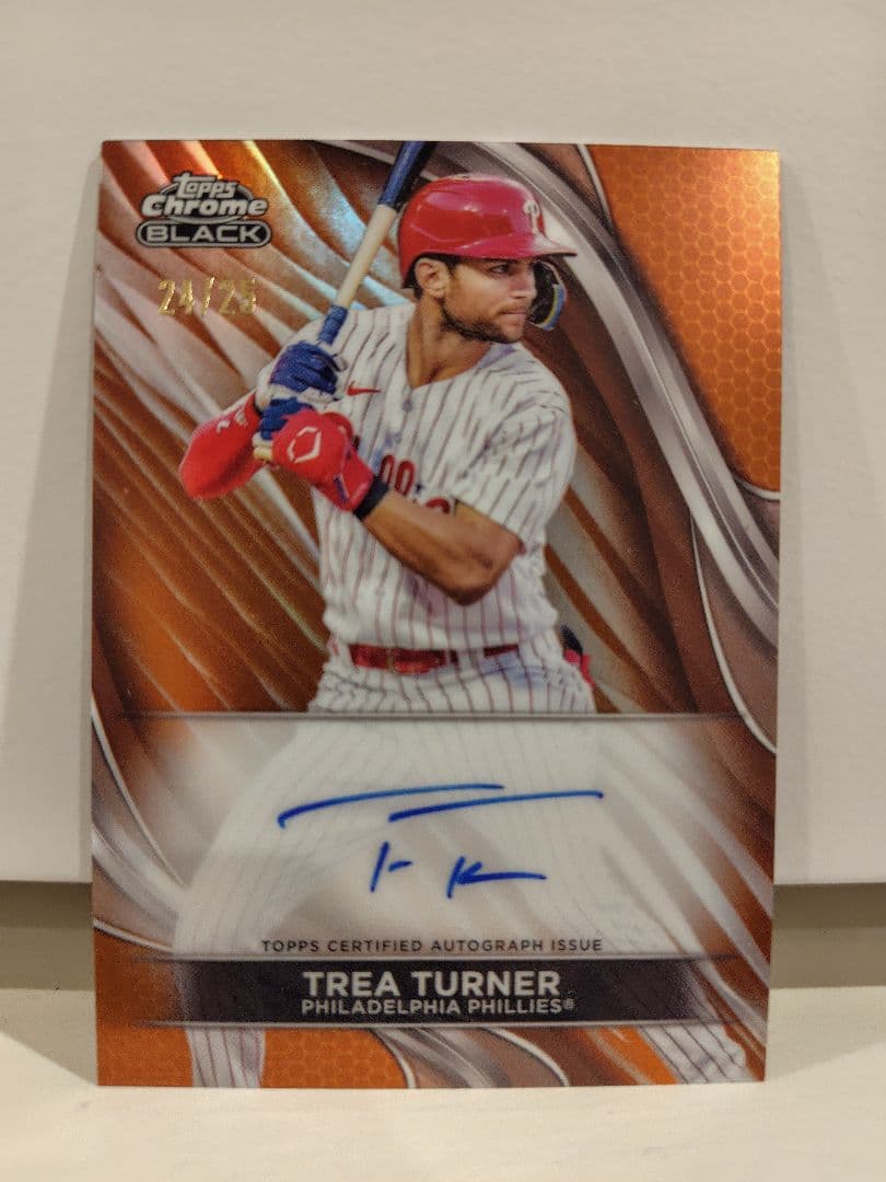 25枚 Topps フィリーズ トレー ターナー選手直筆サインカード