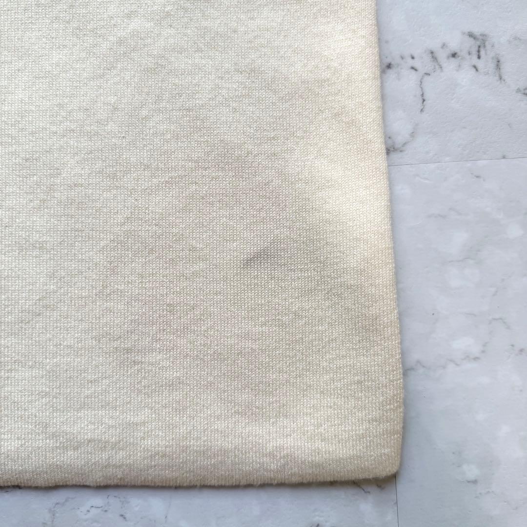 SLOANE スローン 12G 天竺二重編コート 羽織 アイボリー