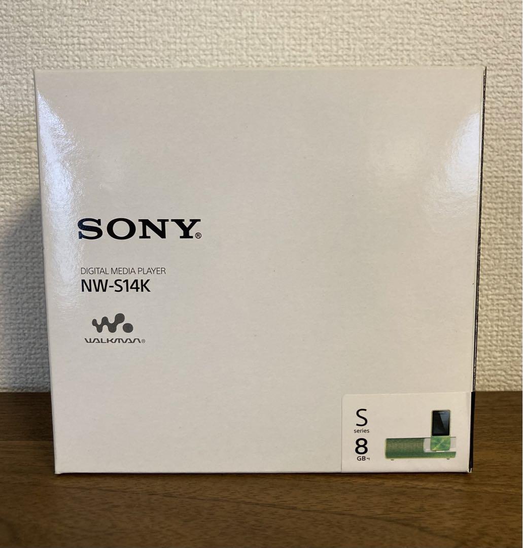 SONY ウォークマン NW-S14K 8GB グリーン　専用ケース付き