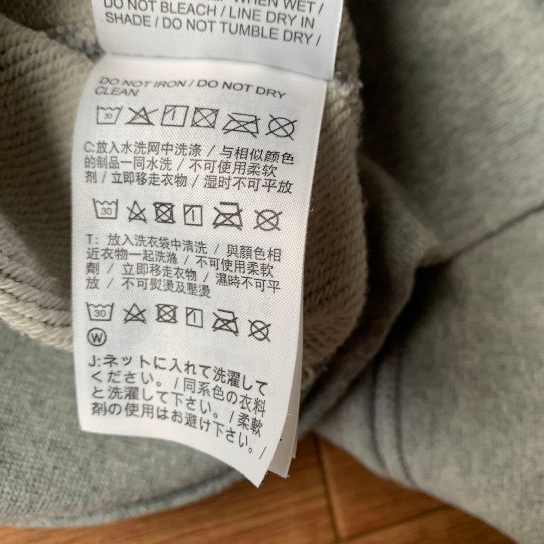 NIKE ゴツナイキ パーカー ロゴプリント グレー XLサイズ