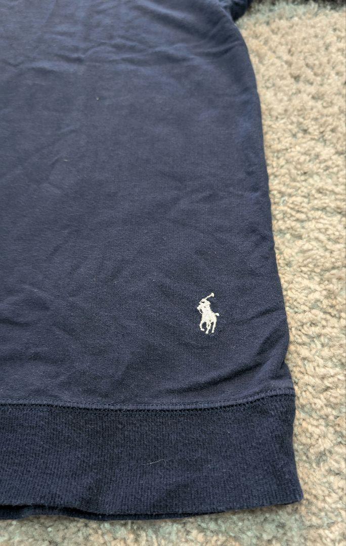 良品】90s〜00s ラルフローレン 半袖Tシャツ 前Vガゼット 裾