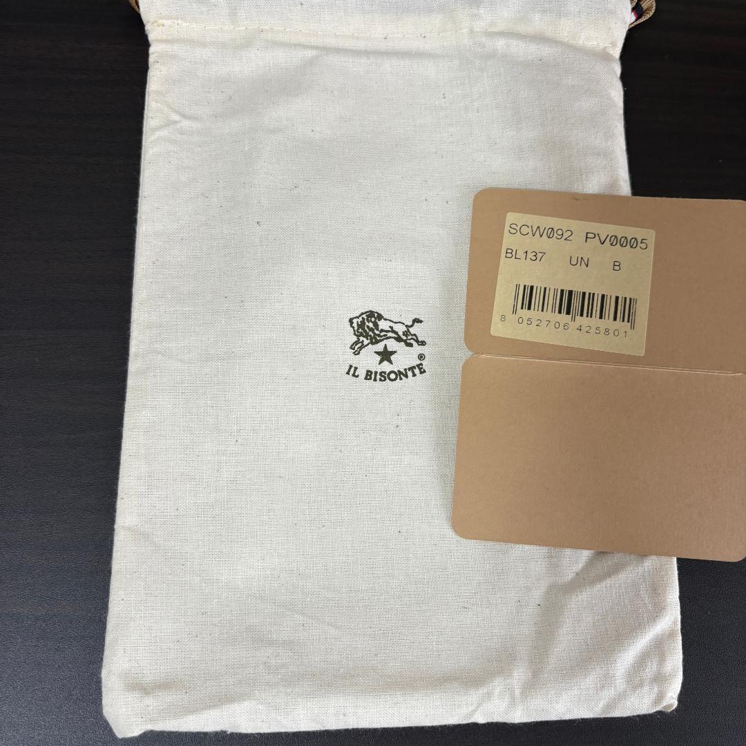 【新品未使用】イルビゾンテ 二つ折り 財布 ネイビー