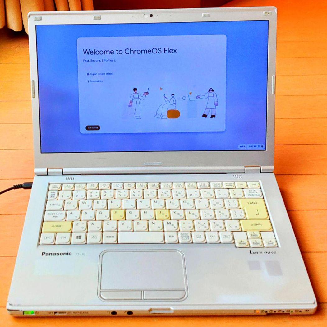 ノートパソコン パナソニック レッツノートCF-LX3、ChromeBook版①