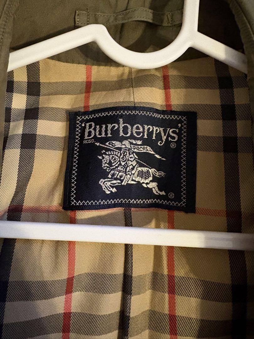 【希少色】Burberrys タマムシ色　トレンチコート