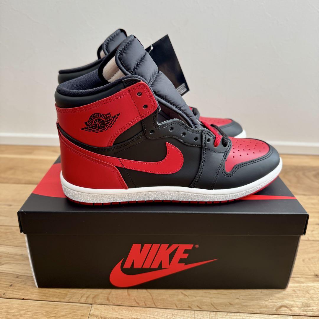 未使用 Nike Air Jordan 1 High 85 Bred 28cm