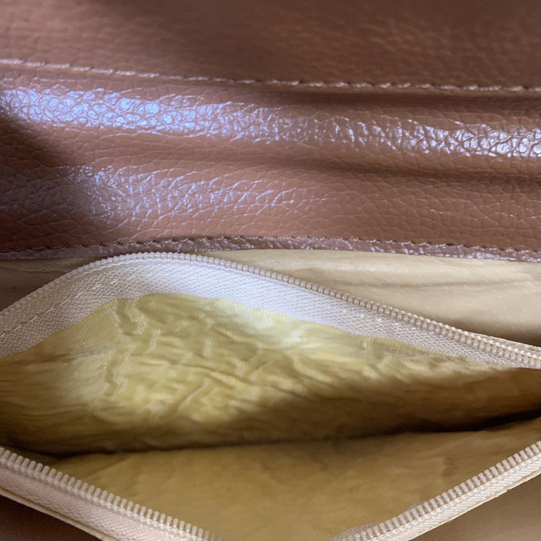 JIMMY CHOO 長財布　ウォレット　オーストリッチ　レザー　ブラウン
