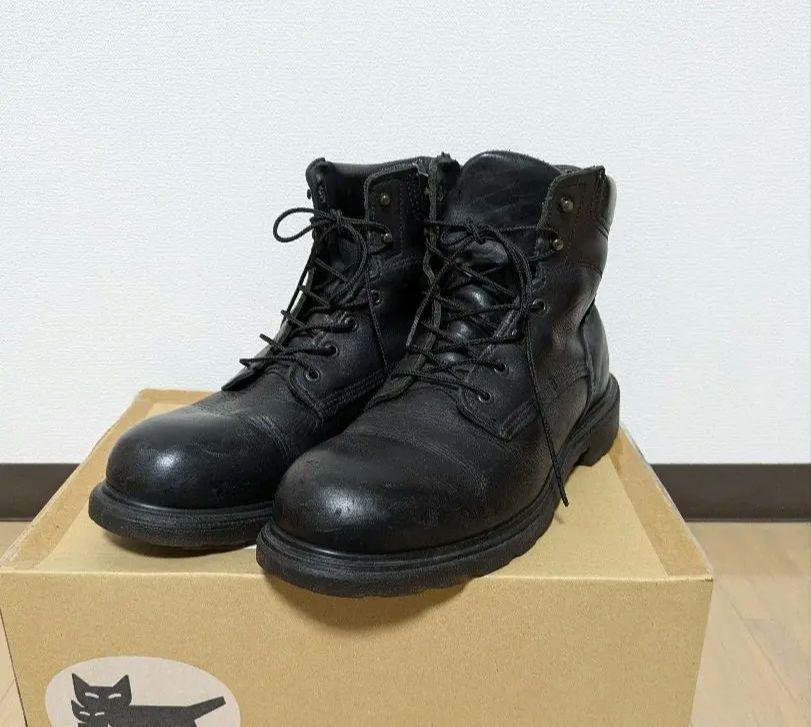 USA製 レッドウィング redwing 黒 607 30cm