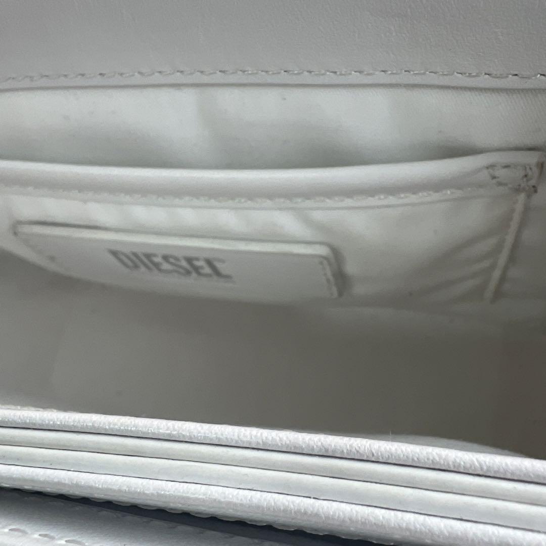 DIESEL 1DR M ホワイト ショルダーバッグ
