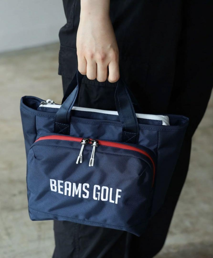 新品！BEAMS GOLF ビッグポケットカートバッグ(保温・保冷) ネイビー