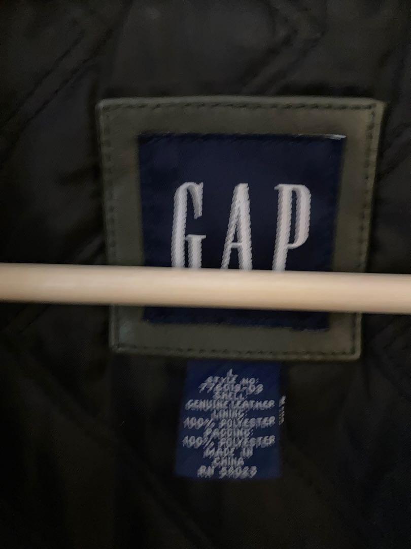 美品　OLD GAP レザージャケット　Lサイズ