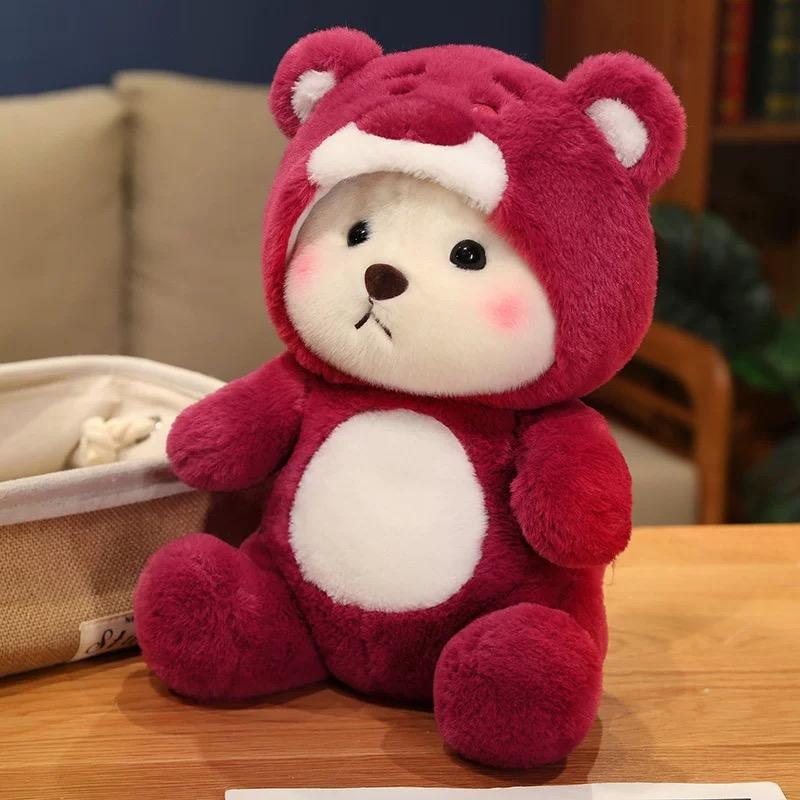 かわいいイチゴのぬいぐるみです!