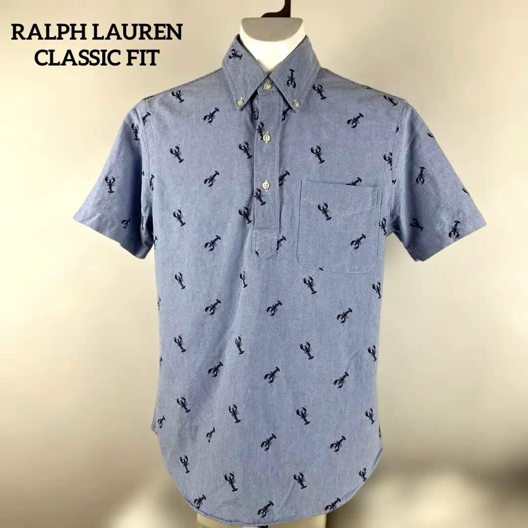 RALPH LAUREN CLASSIC FIT ポロシャツ ザリガニ 総柄　M
