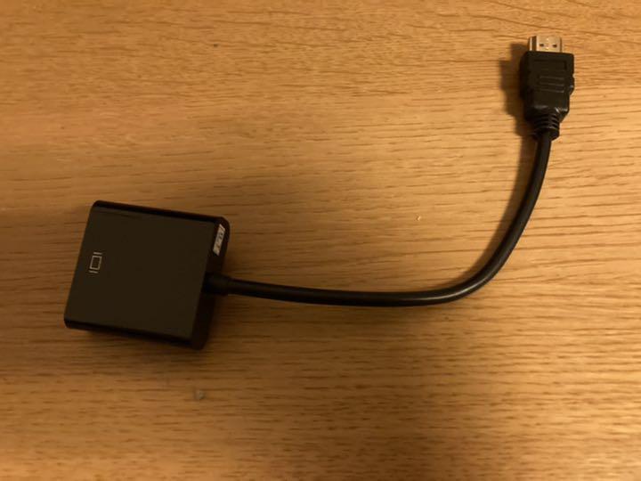 モニター　60Hz HDMI変換ケーブル付き