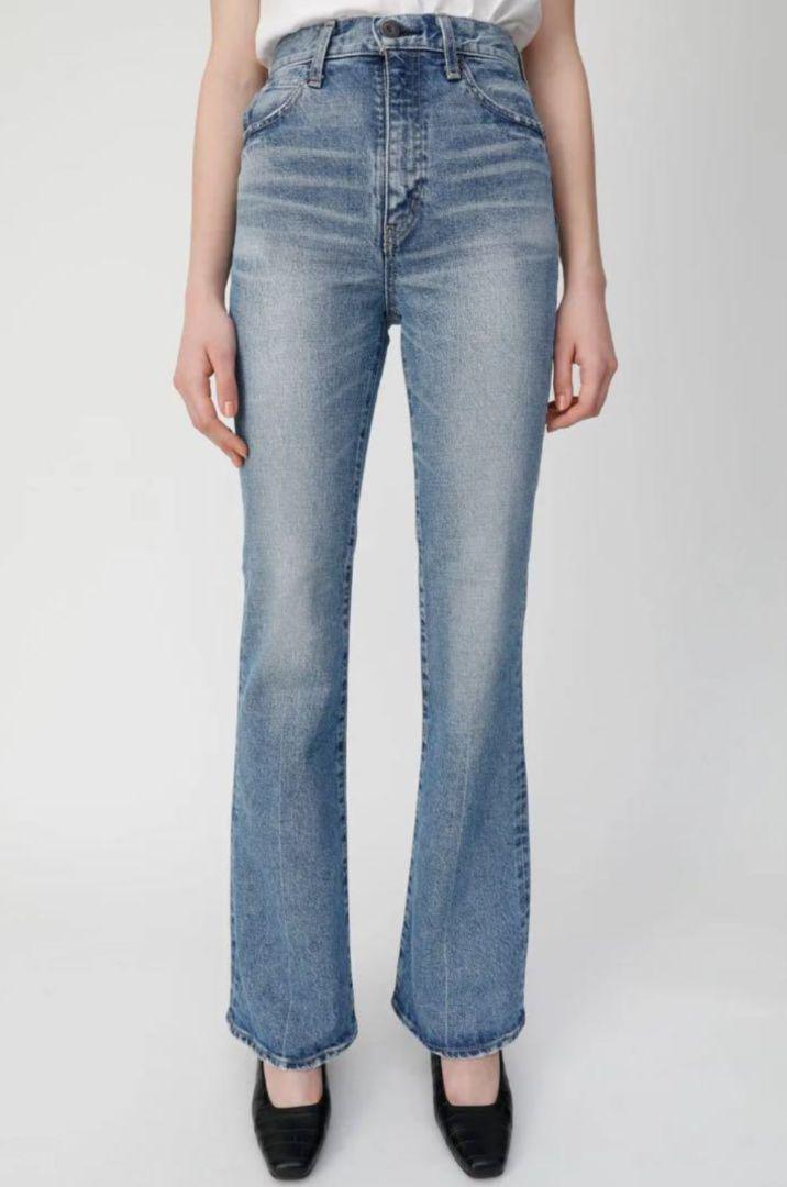 moussy マウジー MVS FLARE BLUE 24インチ フレアデニム