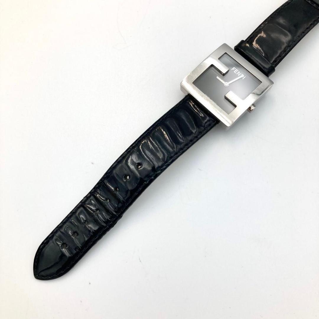 箱付 FENDI フェンディ スクエア メンズ オロロジ 新品電池 稼働品