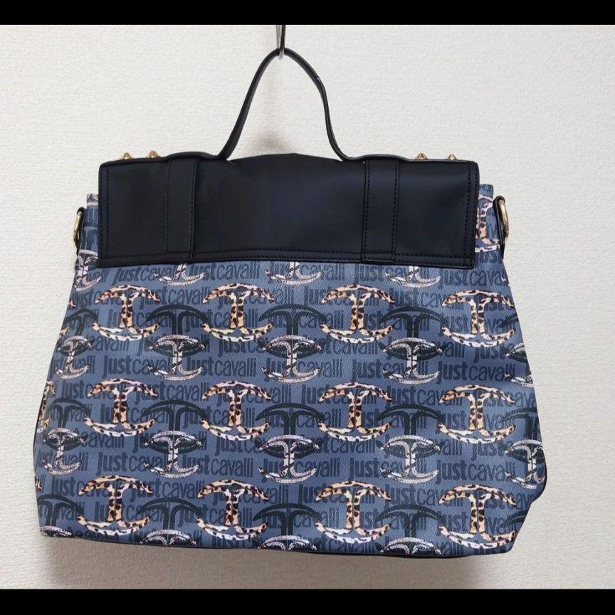 福袋安いいね半額ストア cavalli just 美品 ジャストカヴァリ ショルダーバッグ レオパード ワンピース