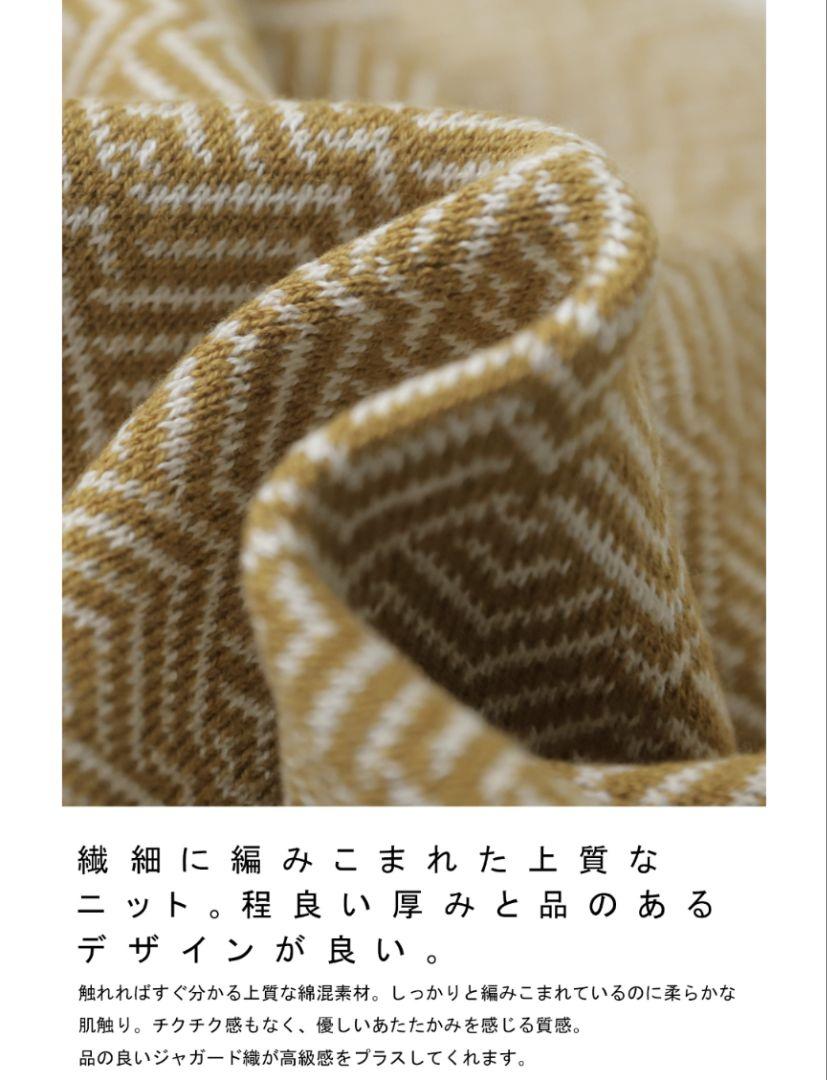 【美品】antiqua ジャガードワンピース ジレ ニット カーディガン 完売品